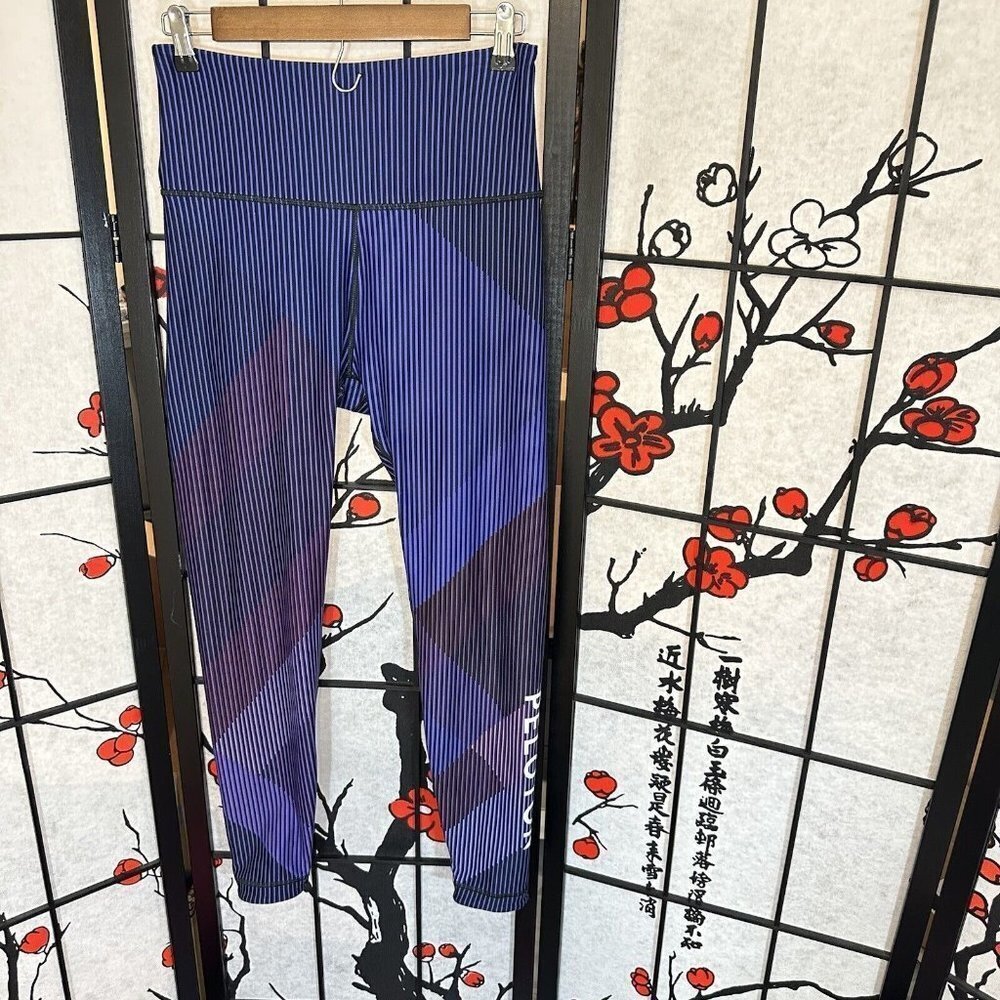 WITH Peloton Array Of Color Leggings Womens Size L Hi Rise Wear It To Heart